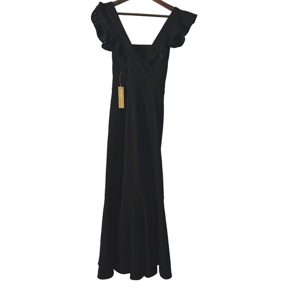 NWT O.P.T Ciles Criss-Cross Back Midi Dress Medium - Picture 4 of 10